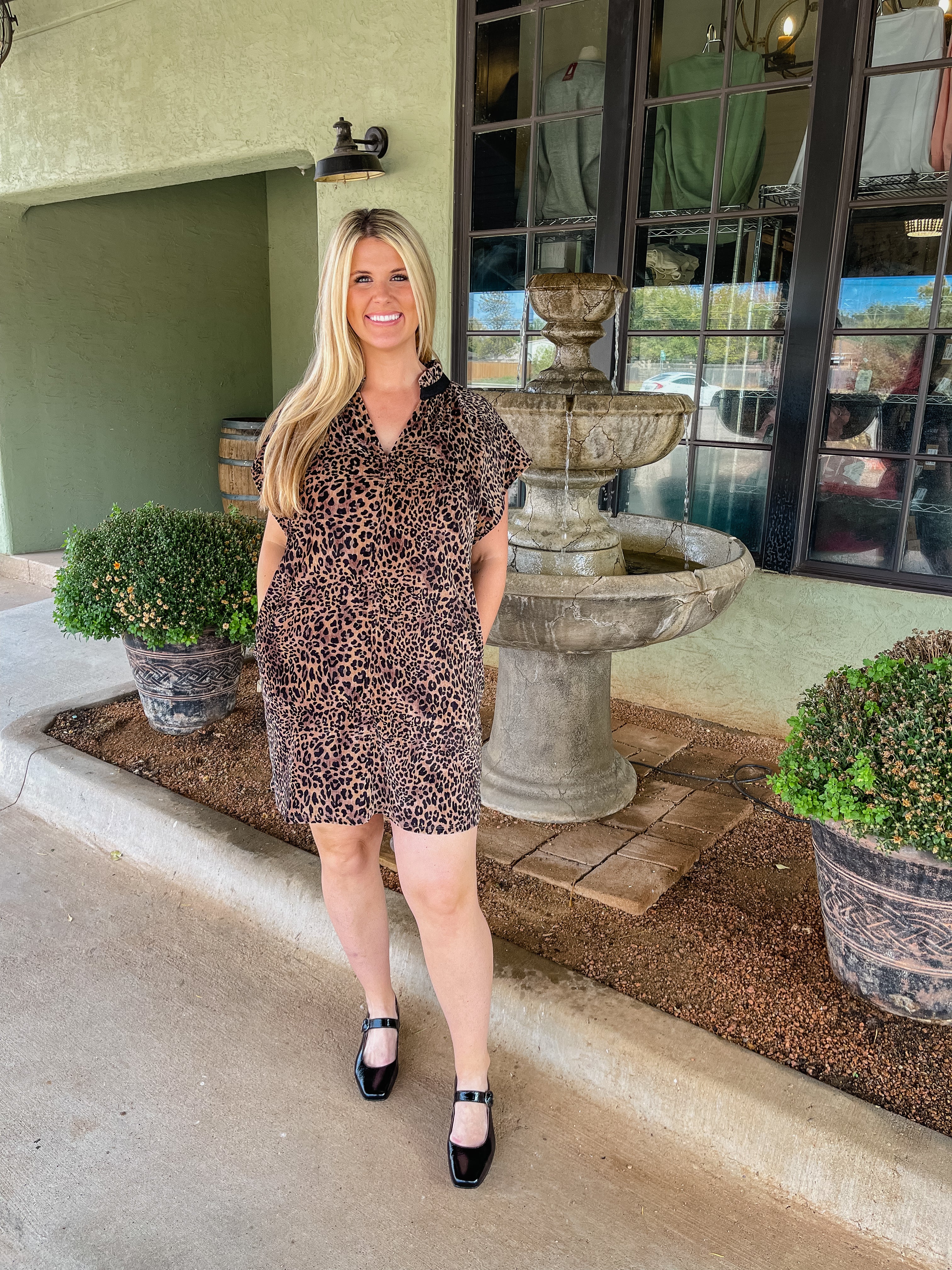 The Luxe Leopard Shift Dress