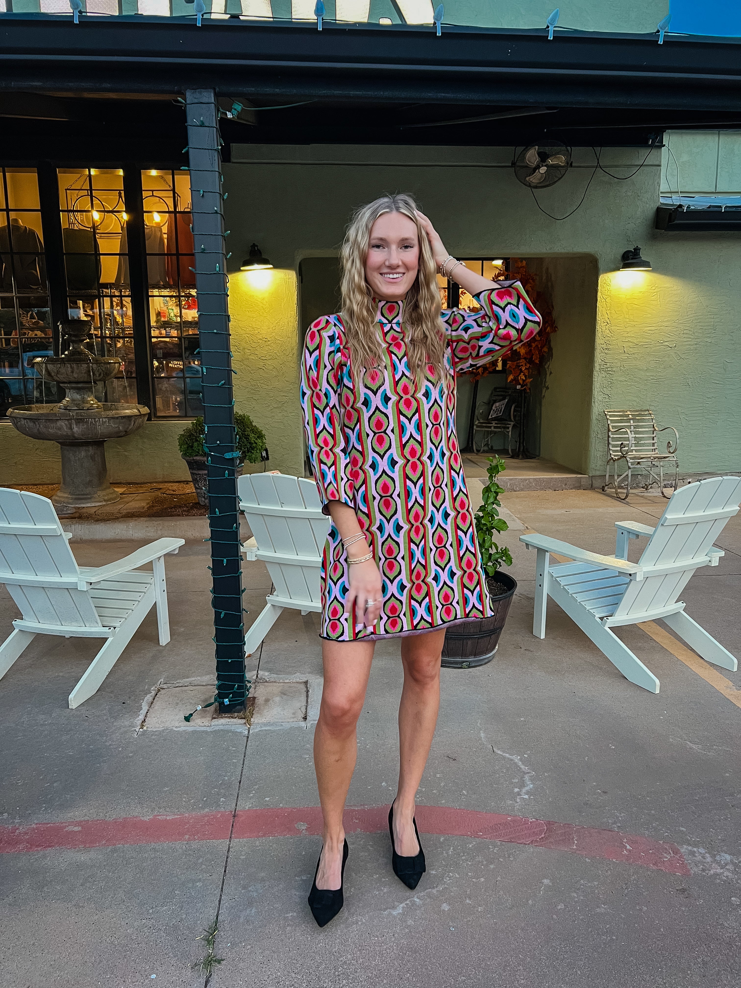 The Geo-Pop Mod Dress