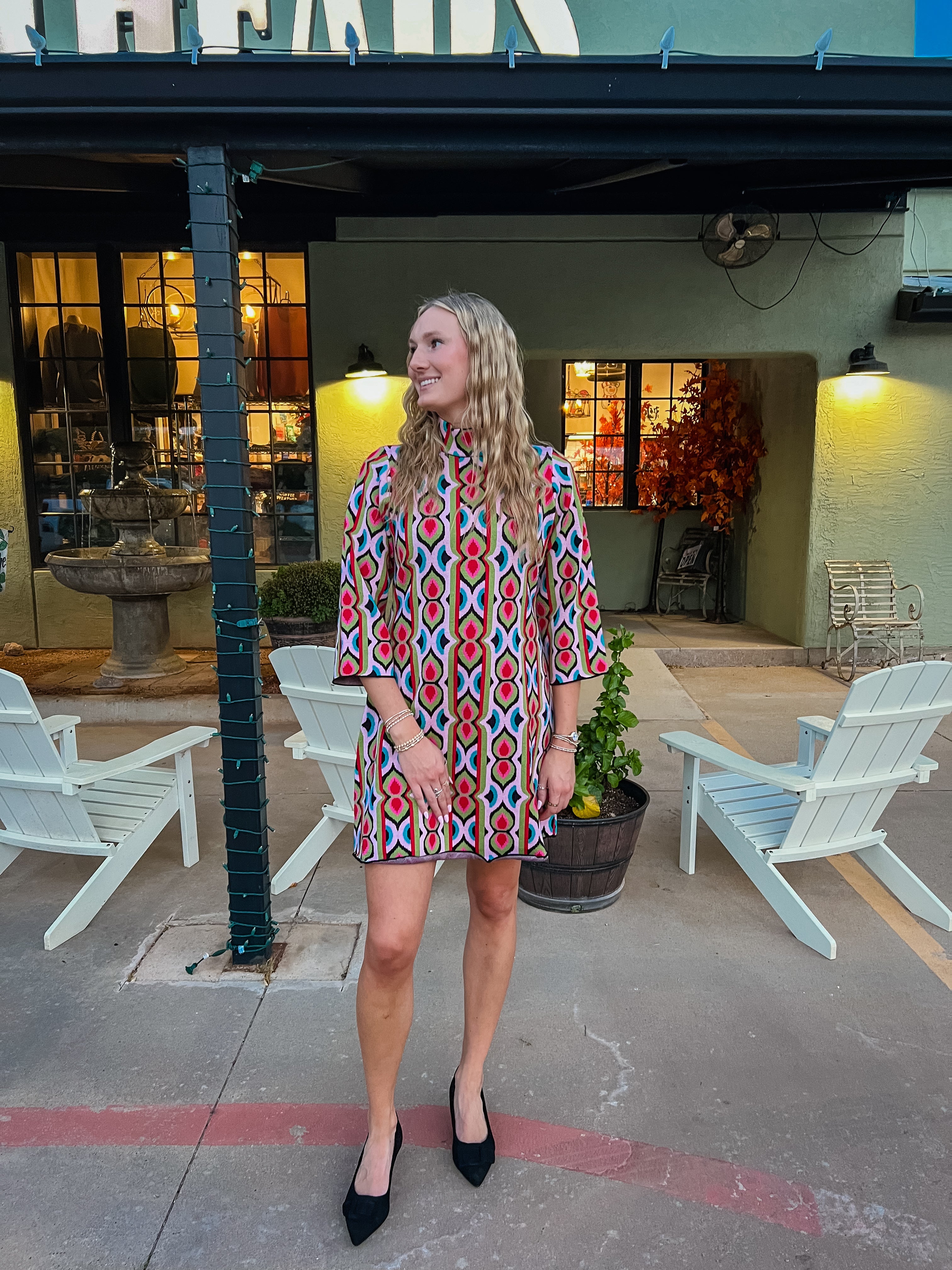 The Geo-Pop Mod Dress