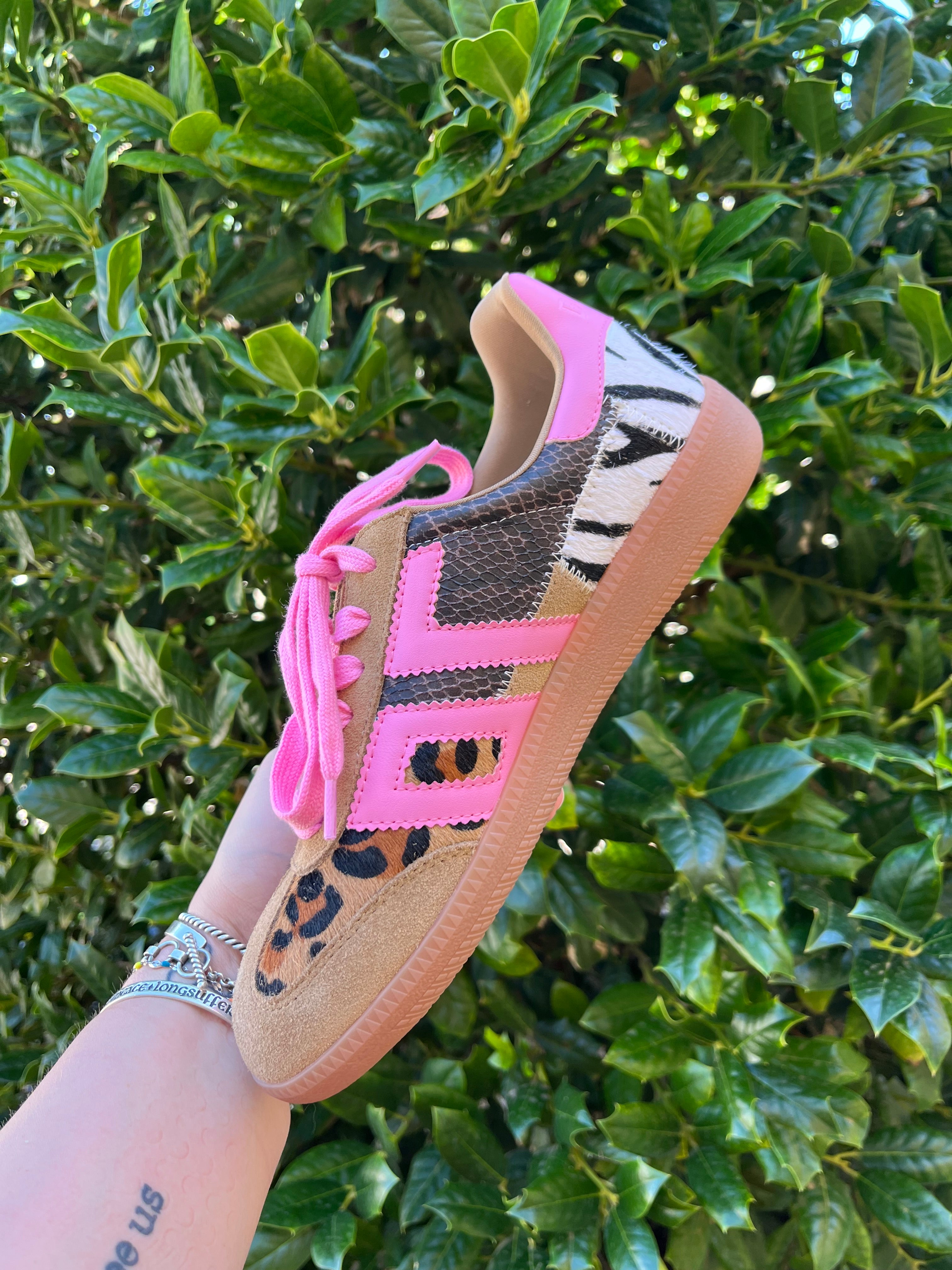 Back 70 - Squid - Leopard Zebra Fuxia