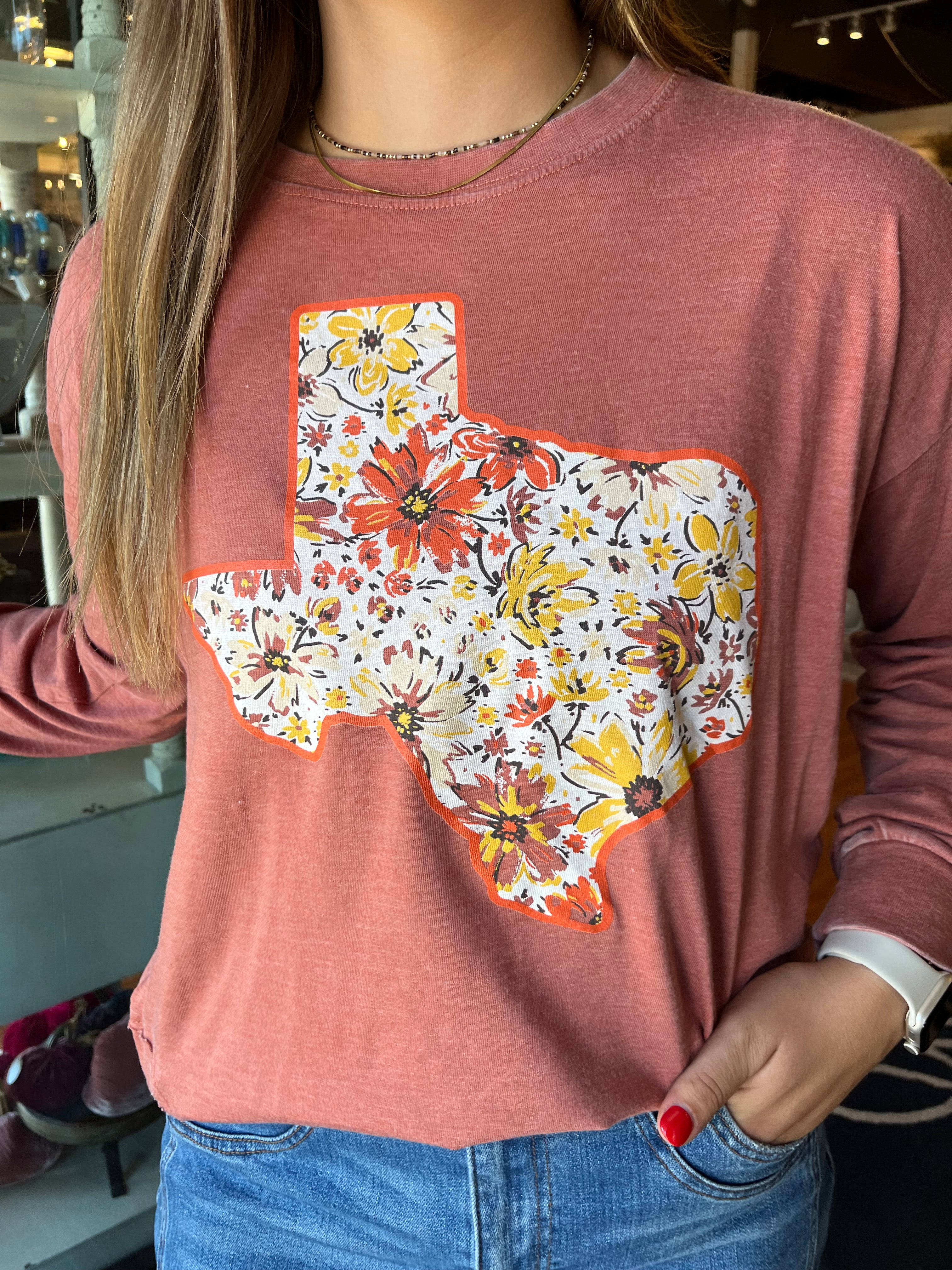 Autumn Floral Long Sleeve T-Shirt