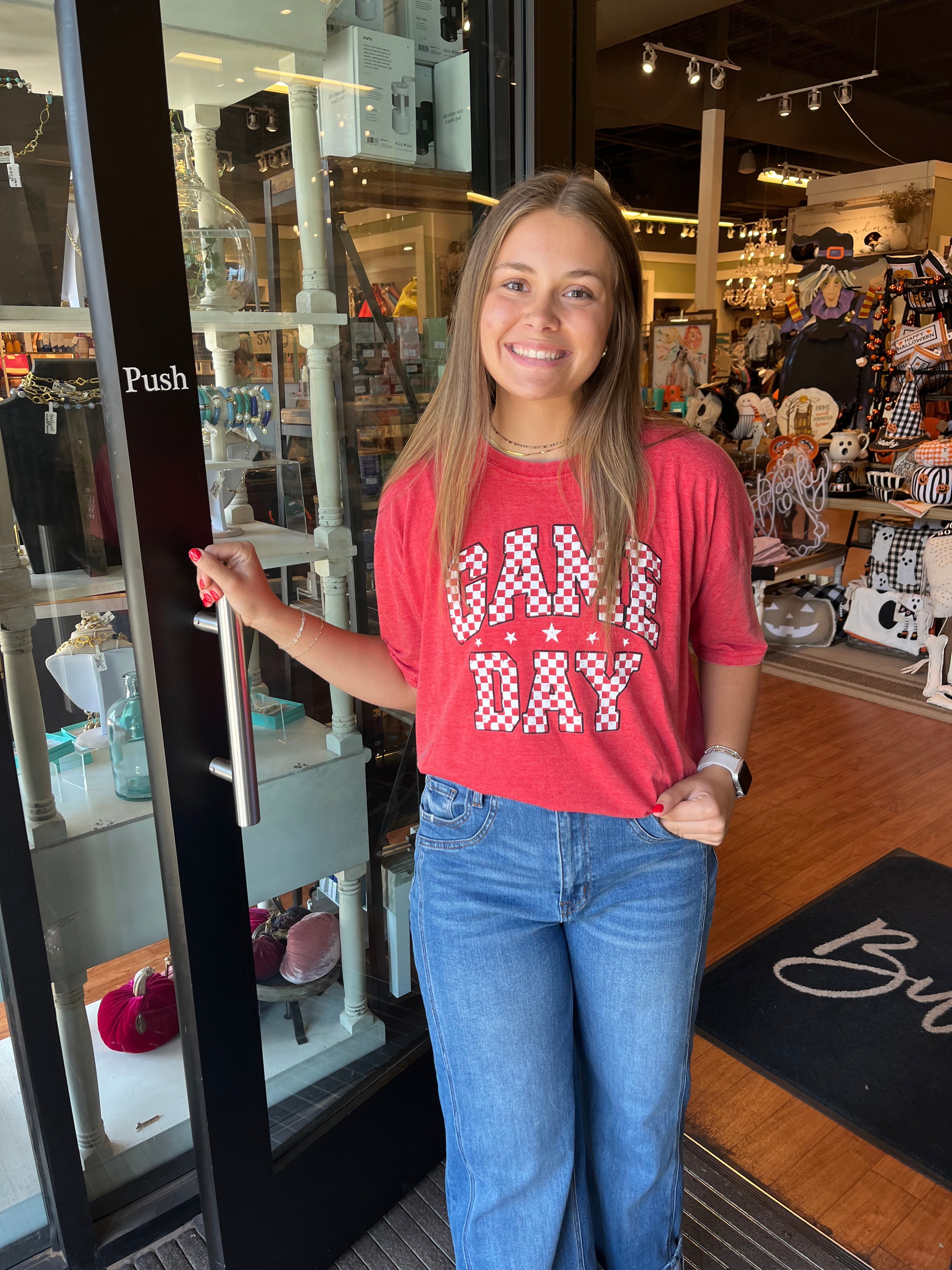 Game Day Checkered Collegiate T-Shirt