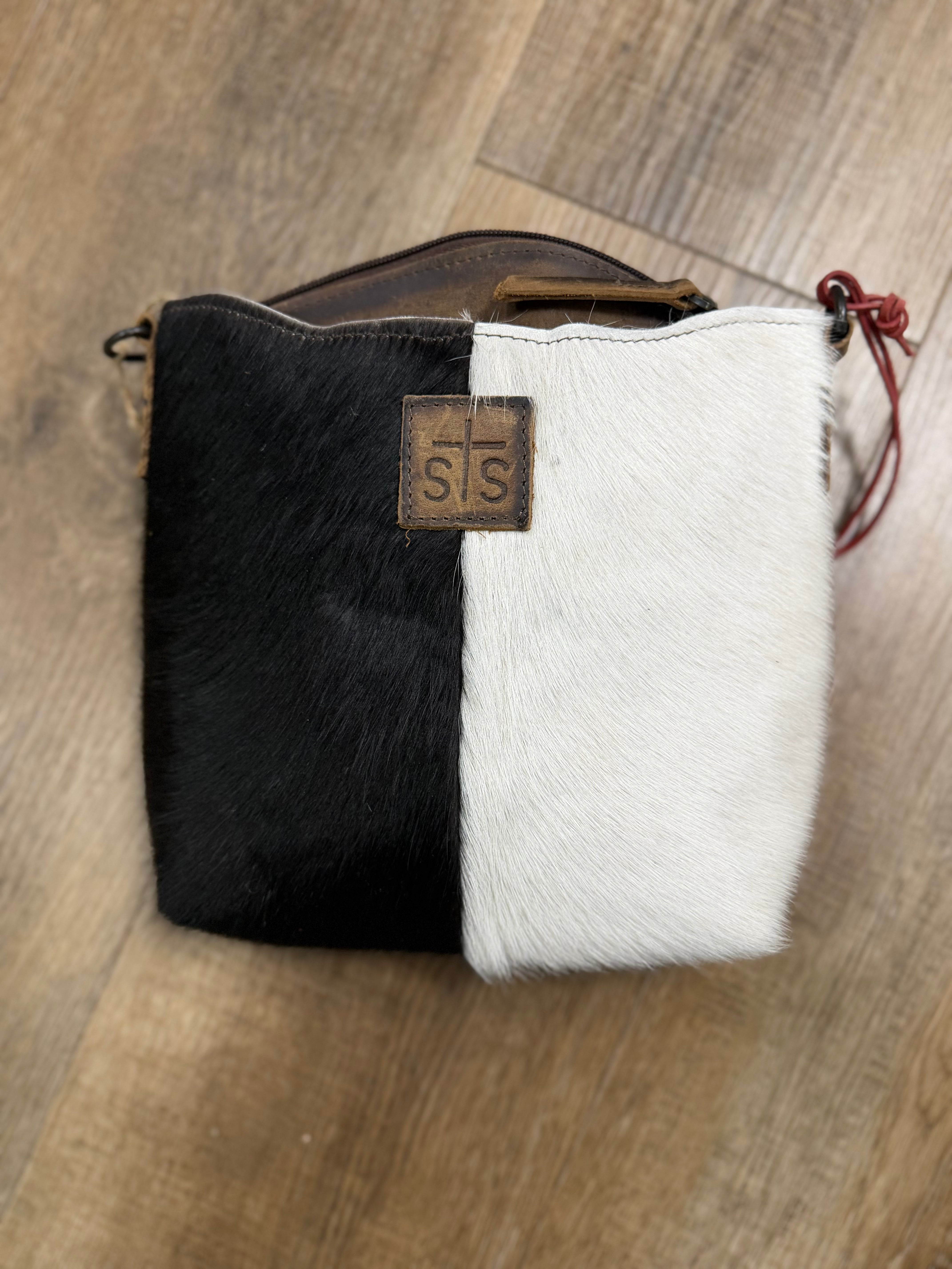 COWHIDE CROSSBODY
