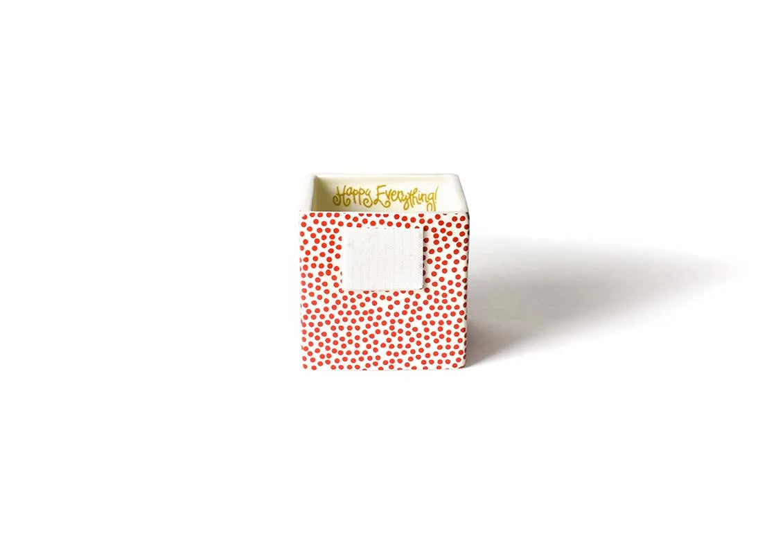 Red Small Dot Small Mini Nesting Cube