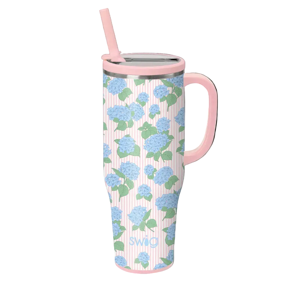 Hydrangeas Mega Mug 40oz