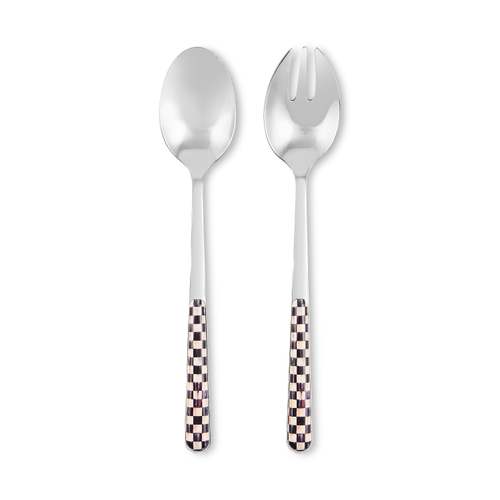 courtly check bistro salad serving set