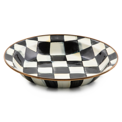 courtly check pie plate