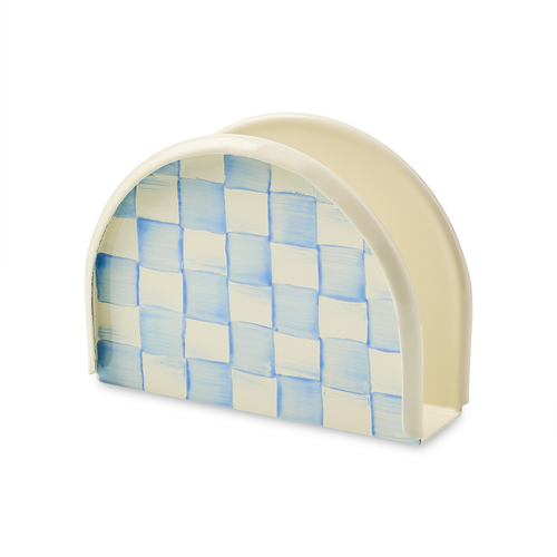 sky check napkin holder
