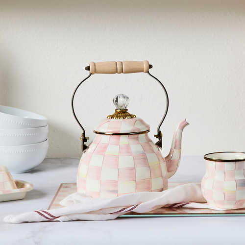 rosy check 2 quart tea kettle