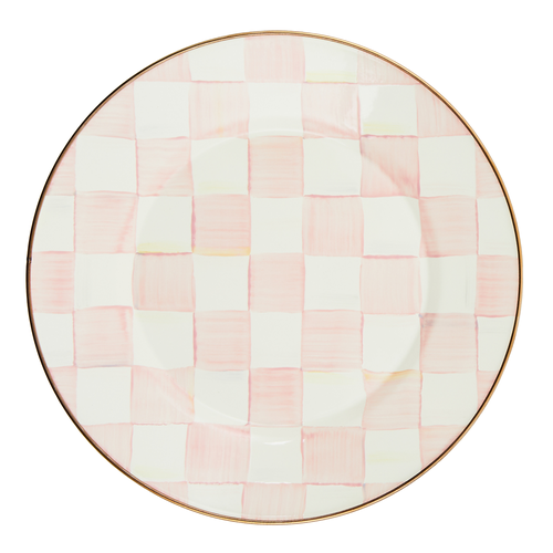 rosy check dinner plate