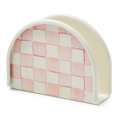 rosy check napkin holder